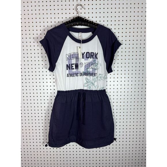 Anthropologie Daily Practice graphic mini dress size S - Picture 1 of 9